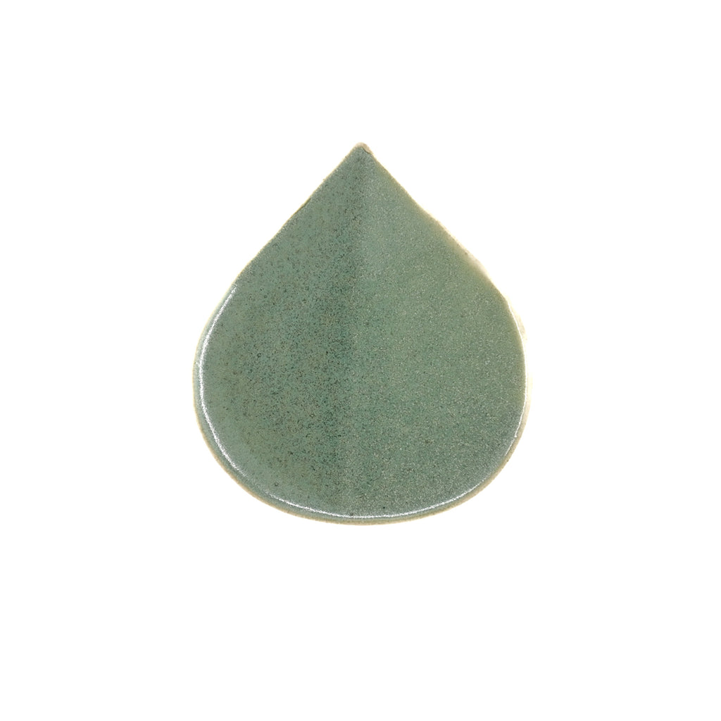 Ozark Sage Five Glaze test tile cone 6 firing on white clay