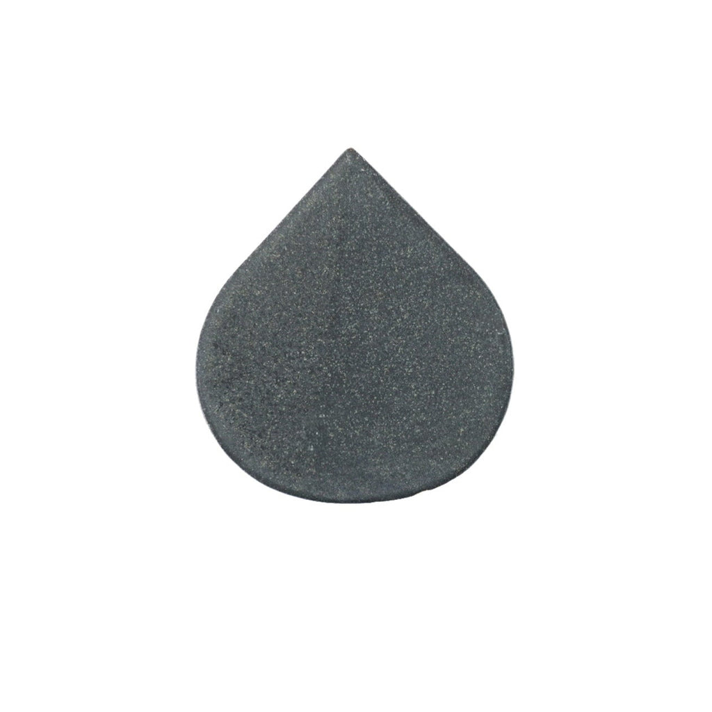 Blue grey test tile on a white background