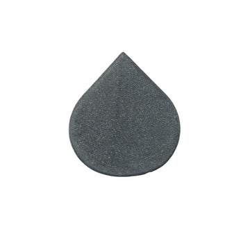 Blue grey test tile on a white background