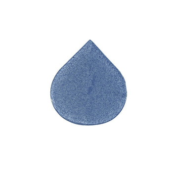 Blue tile on white background