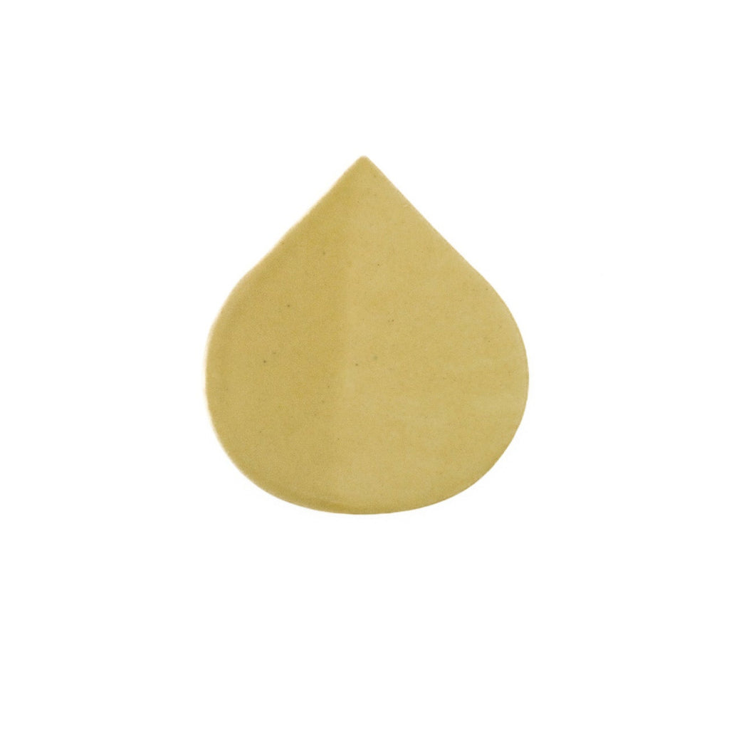 yellow green tile on white background 