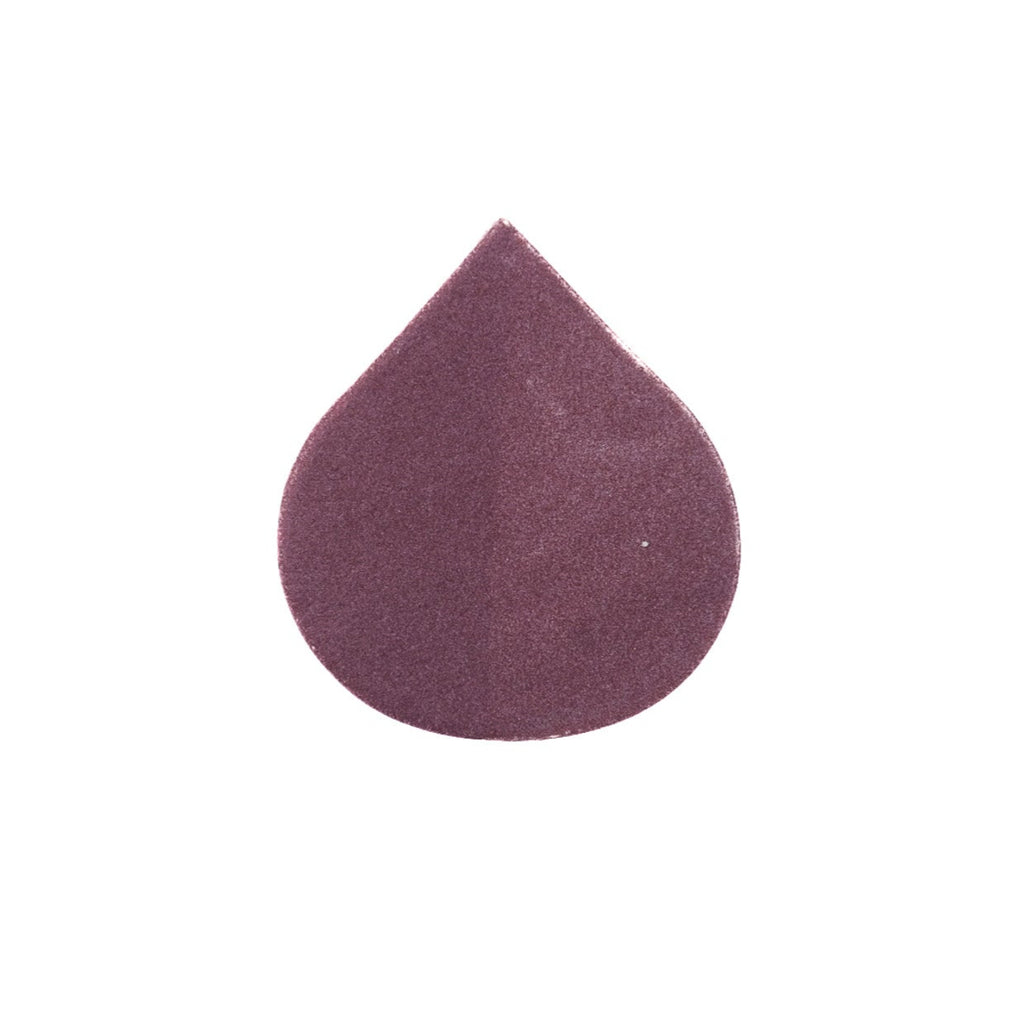 Purple glaze swatch on a white background
